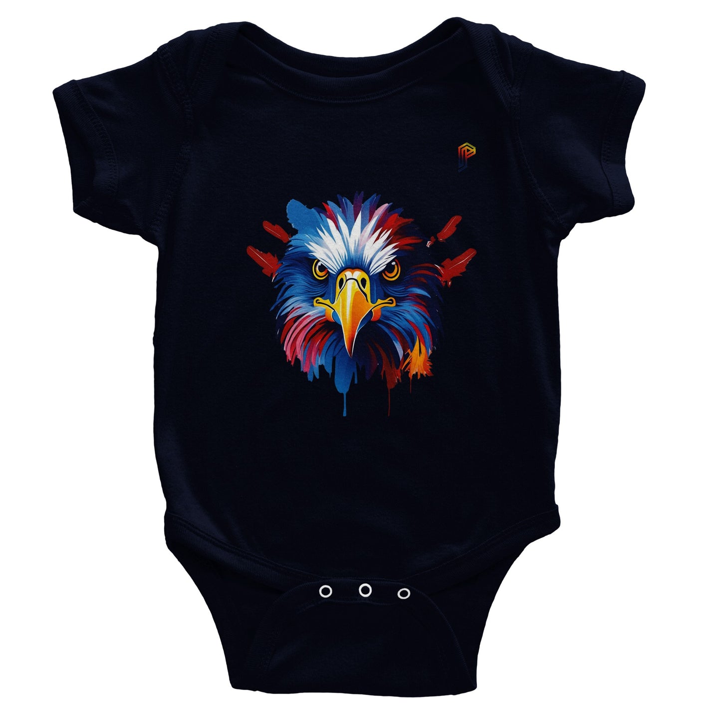 Philippine Agila Colorful on Baby Short Sleeve Bodysuit