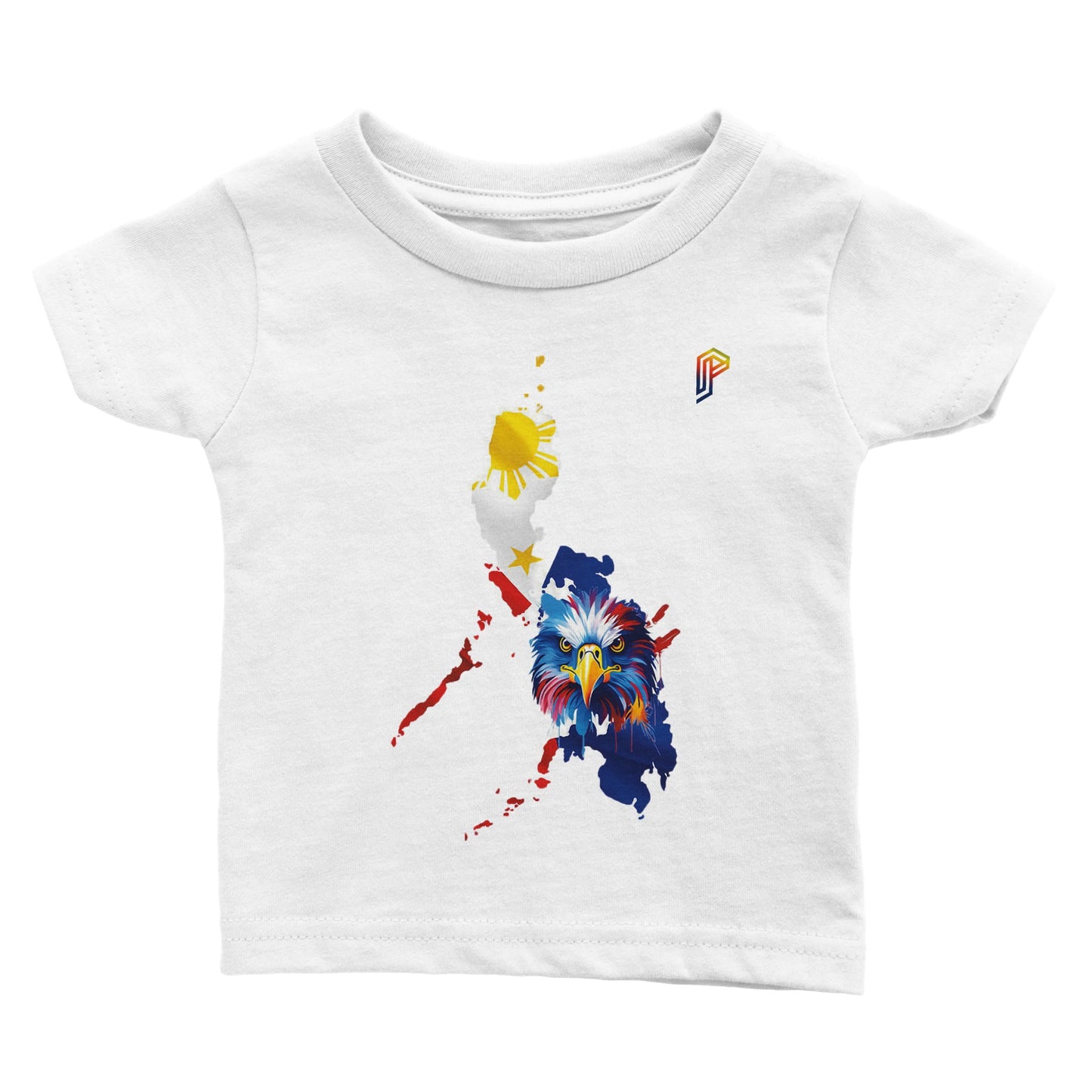 Philippine Islands with Agila on Baby Crewneck T-Shirt