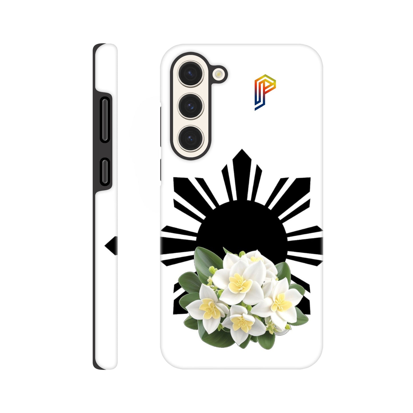 Philippine Sun and Sampaguita Tough Case for Samsung S20 S21 S22 S23 Series