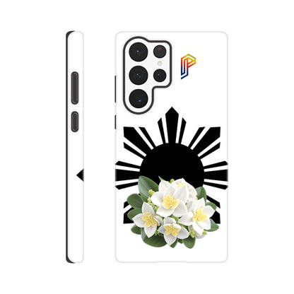 Philippine Sun and Sampaguita Tough Case for Samsung S20 S21 S22 S23 Series