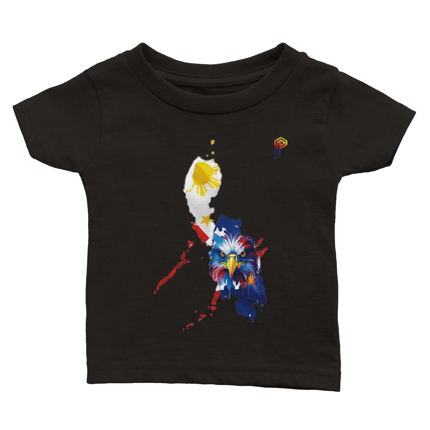 Philippine Islands with Agila on Baby Crewneck T-Shirt