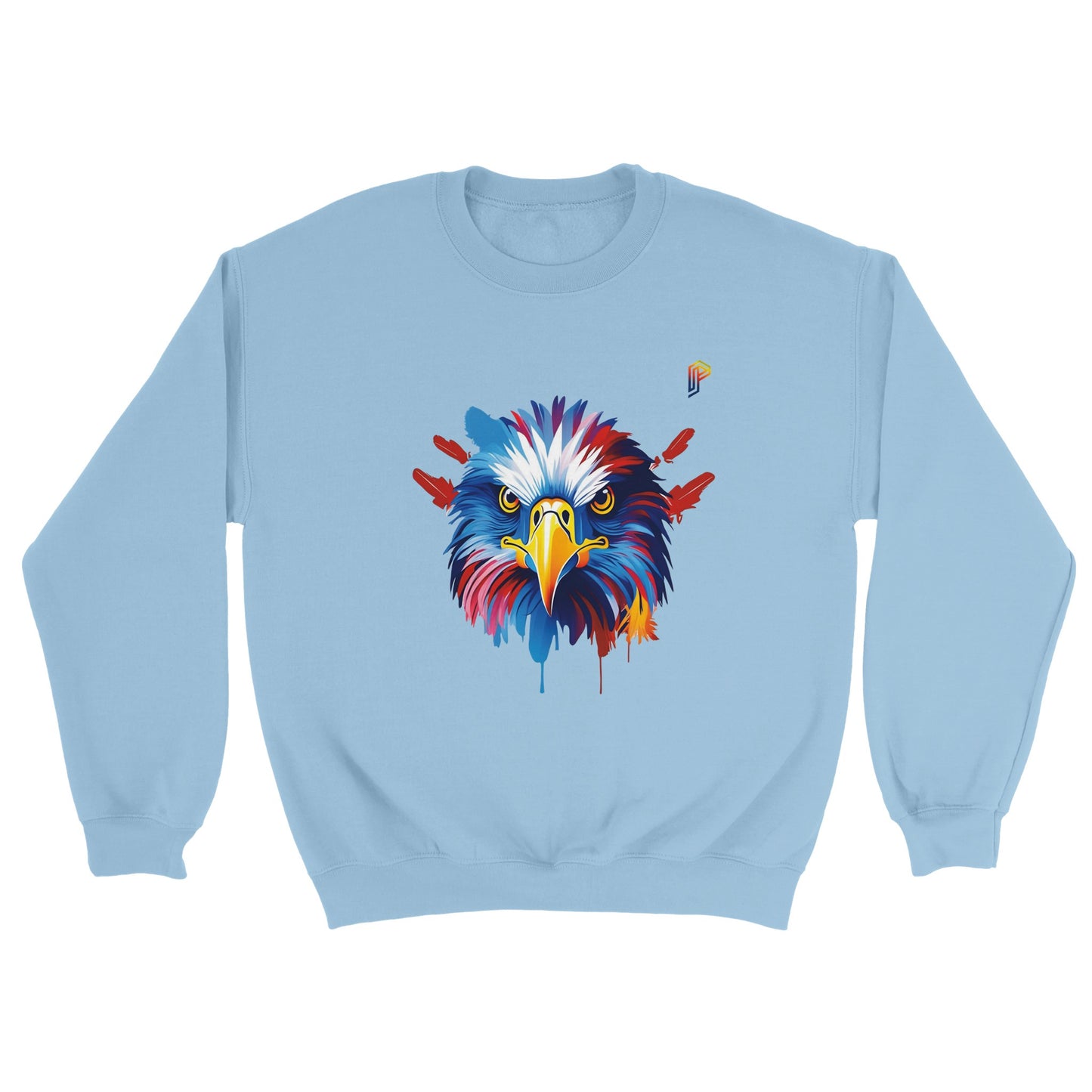 Philippine Agila Colorful on Women's Crewneck Sweatshirt