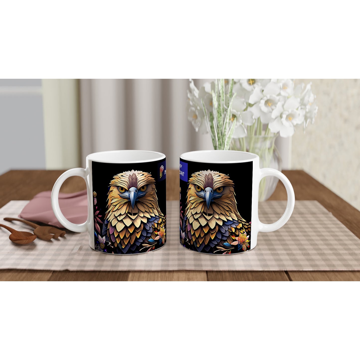 Philippine Agila on White 11oz Ceramic Mug