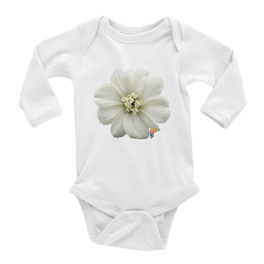 Philippine Sampaguita on Baby Long Sleeve Bodysuit