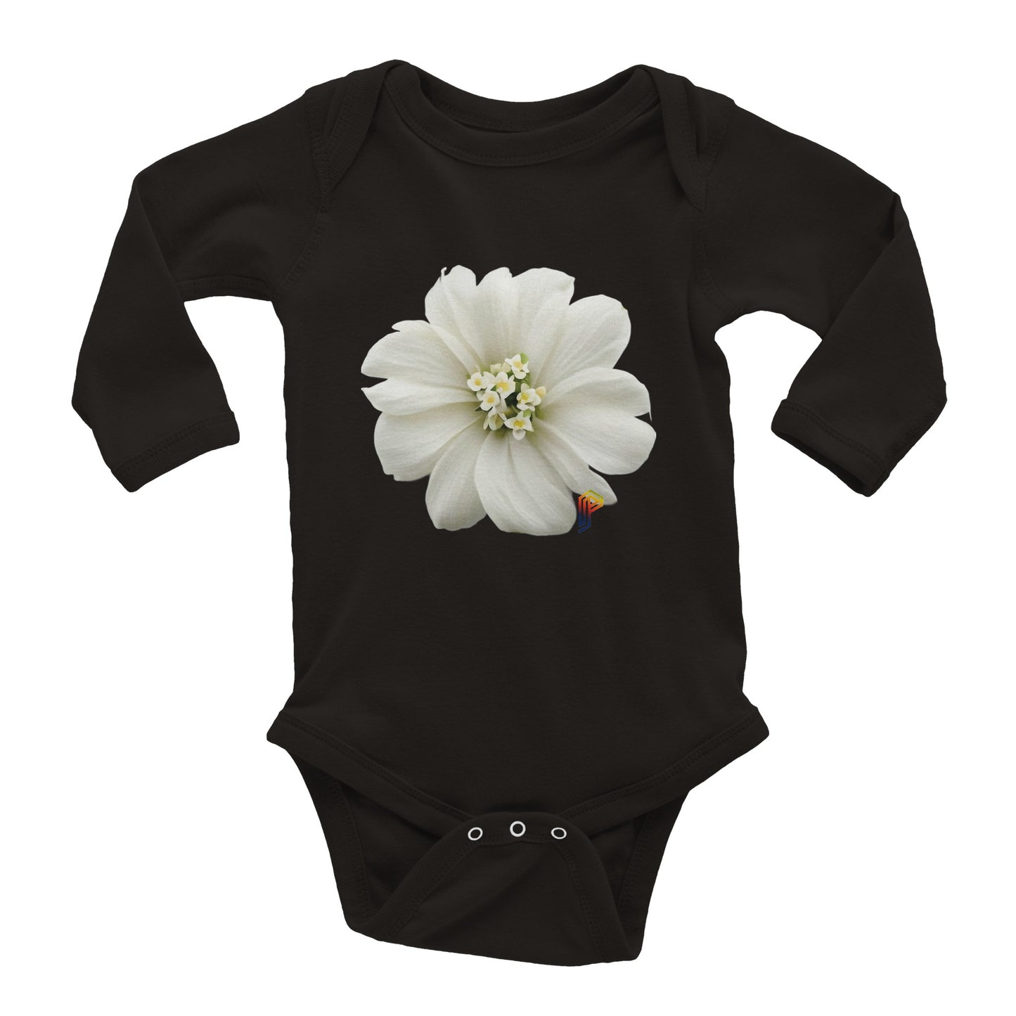 Philippine Sampaguita on Baby Long Sleeve Bodysuit