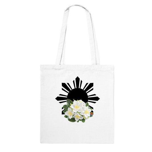 Philippine Sun with Sampaguita Tote Bag