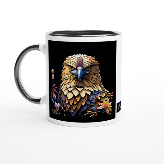 Philippine Agila on White 11oz Ceramic Mug with Color Inside