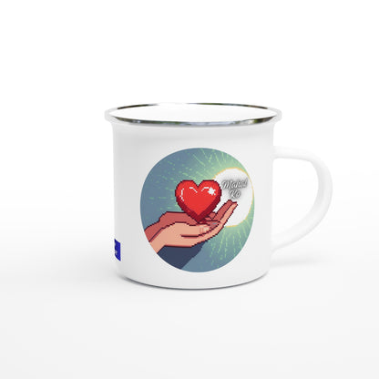 Mahal Ko on White 12oz Enamel Mug