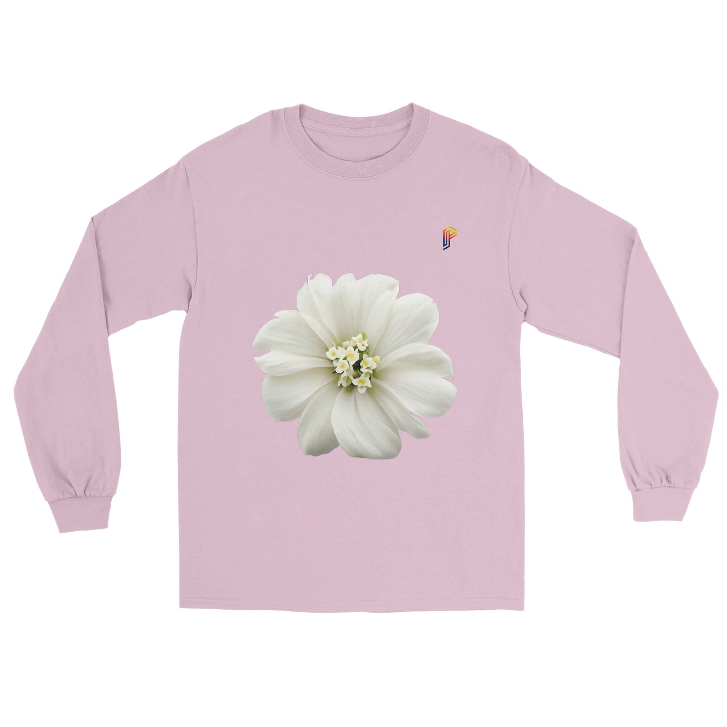 Philippine Sampaguita on Women's Long Sleeve T-Shirt