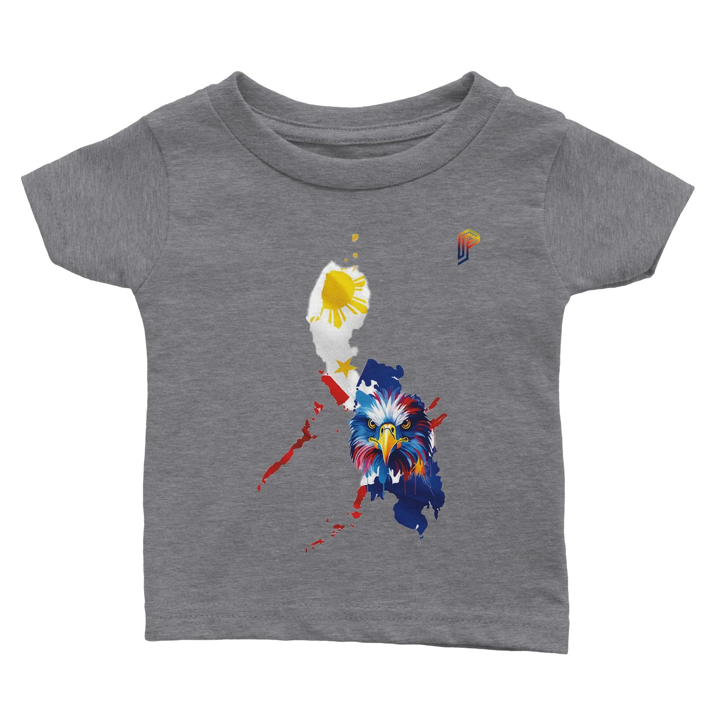 Philippine Islands with Agila on Baby Crewneck T-Shirt