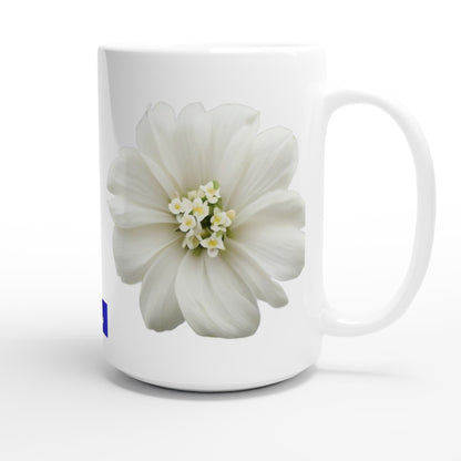 Philippine Sampaguita on White 15oz Ceramic Mug