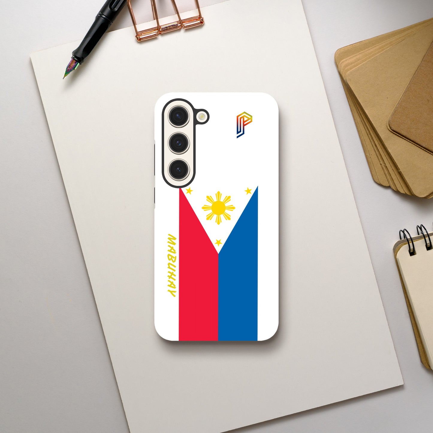 Philippine Flag Mabuhay on Samsung Tough Case for Samsung S20 S21 S22 S23 Series