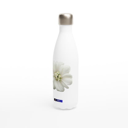 Philippine Sampaguita on White 17oz Stainless Steel Water Bottle