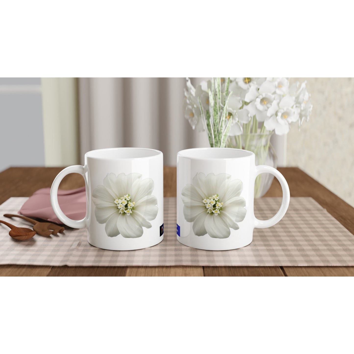 Philippine Sampaguita on White 11oz Ceramic Mug