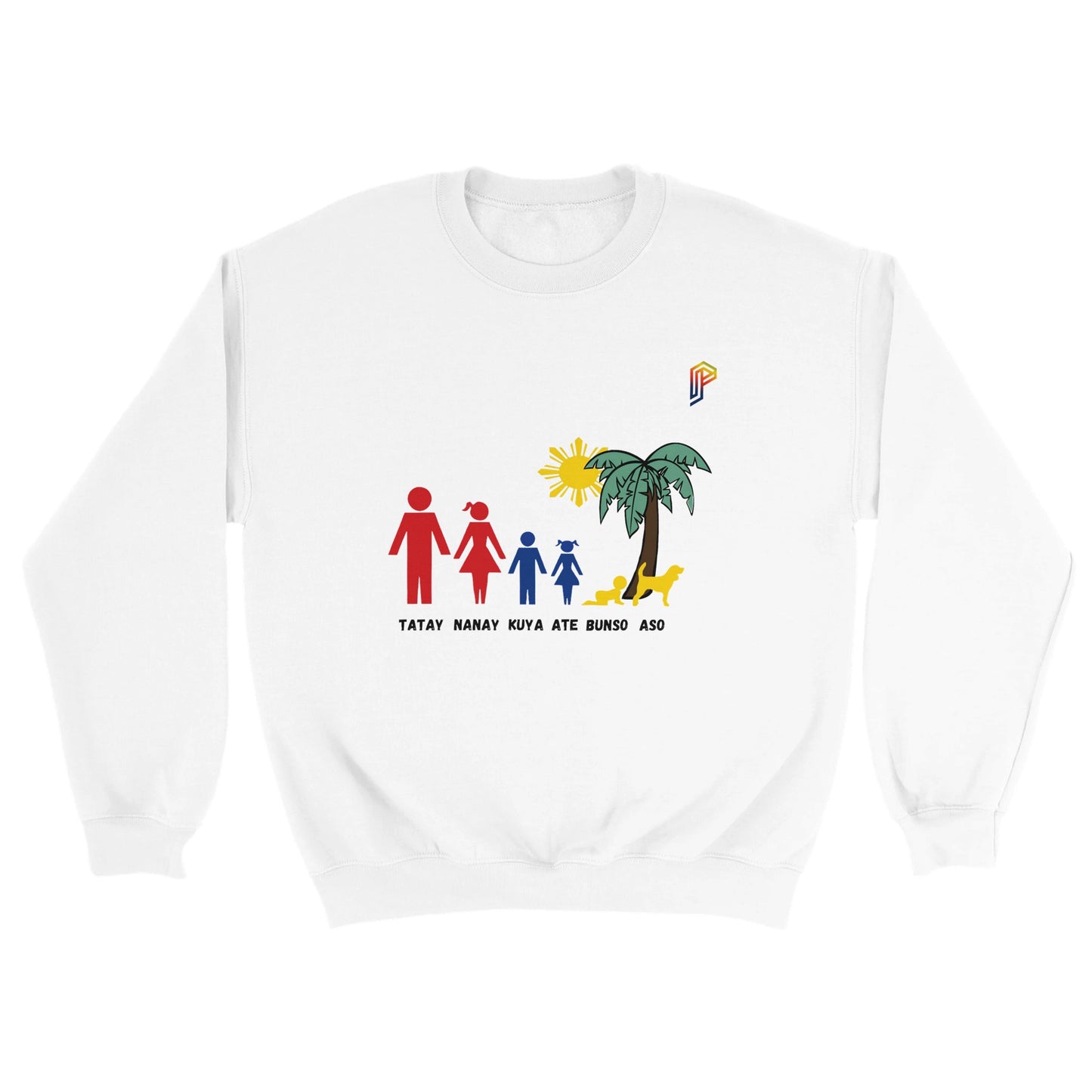 Philippine Family on Women's Crewneck Sweatshirt