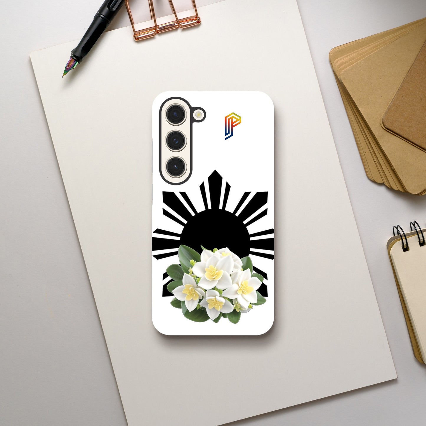 Philippine Sun and Sampaguita Tough Case for Samsung S20 S21 S22 S23 Series