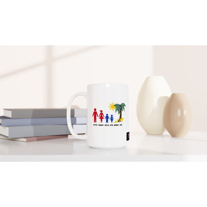 Philippine Family on White 15oz Ceramic Mug