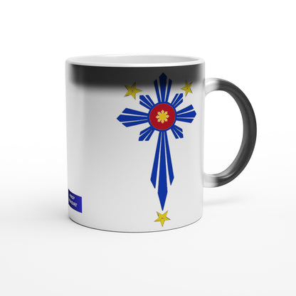 Philippine Cross on 11oz Ceramic Magic Mug