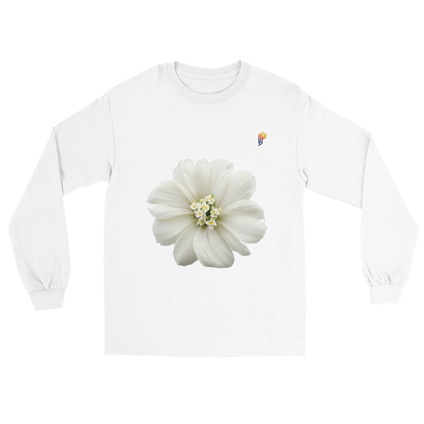 Philippine Sampaguita on Women's Long Sleeve T-Shirt