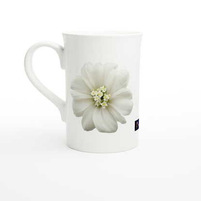 Philippine Sampaguita on White 10oz Slim Porcelain Mug