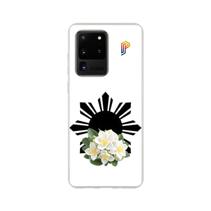 Philippine Sun and Sampaguita Flexi Case for Samsung S20 S21 S22 S23 Series