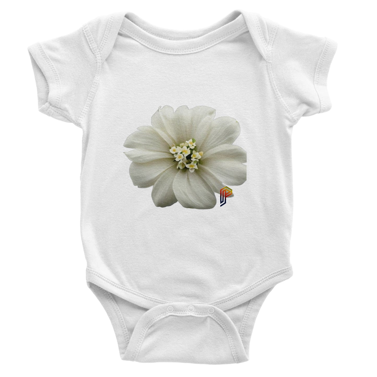 Philippine Sampaguita on Baby Short Sleeve Bodysuit