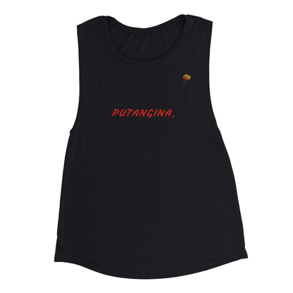 PUTANGINA. on Women's Muscle Tank Top