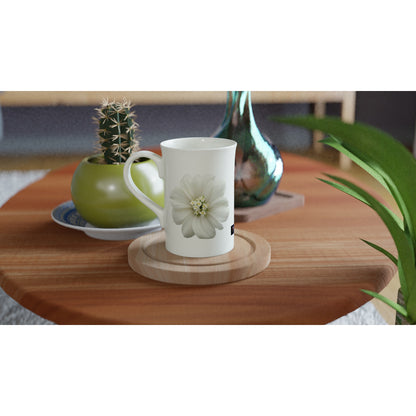 Philippine Sampaguita on White 10oz Slim Porcelain Mug