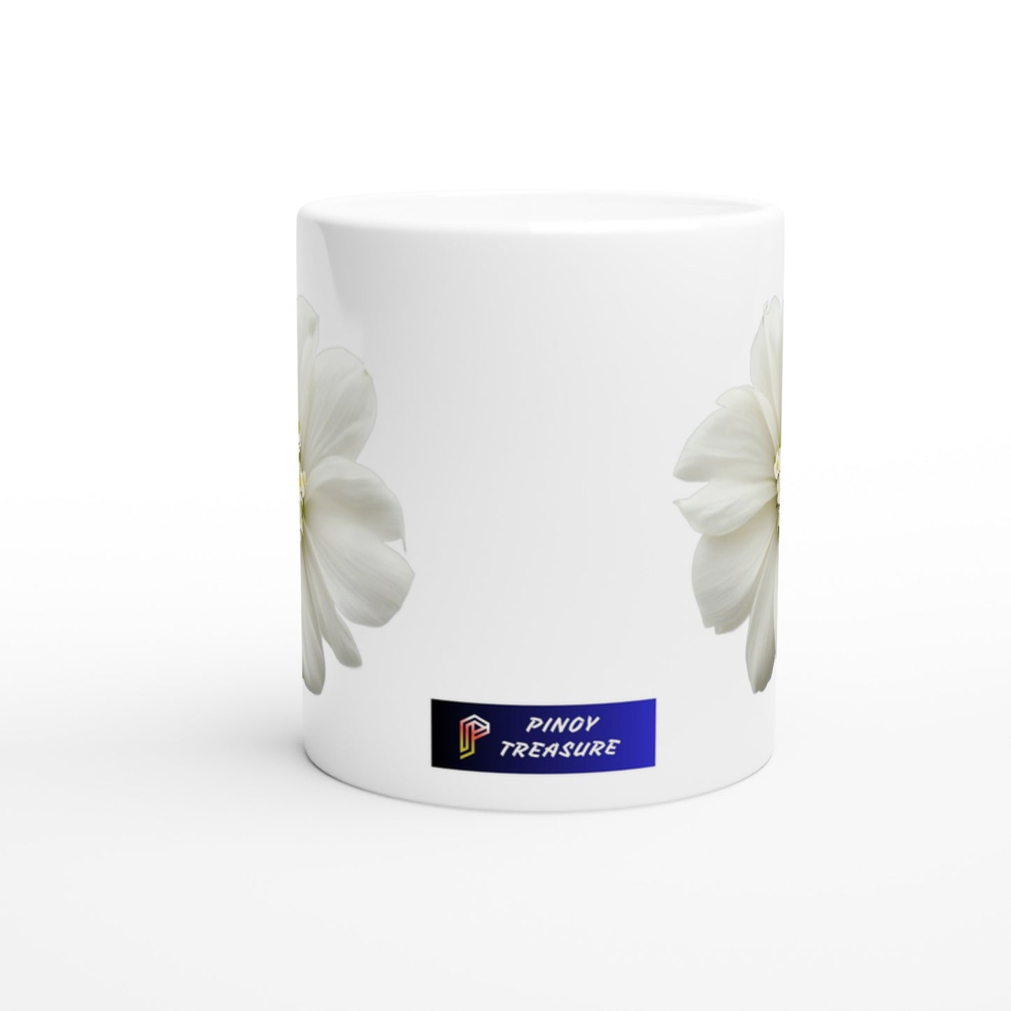 Philippine Sampaguita on White 11oz Ceramic Mug