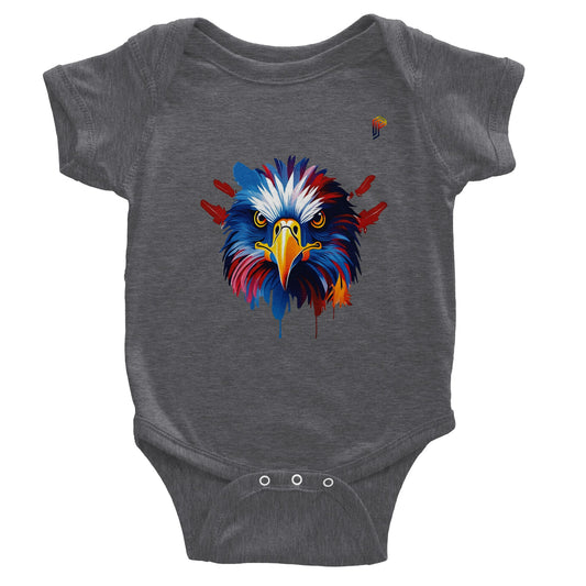 Philippine Agila Colorful on Baby Short Sleeve Bodysuit