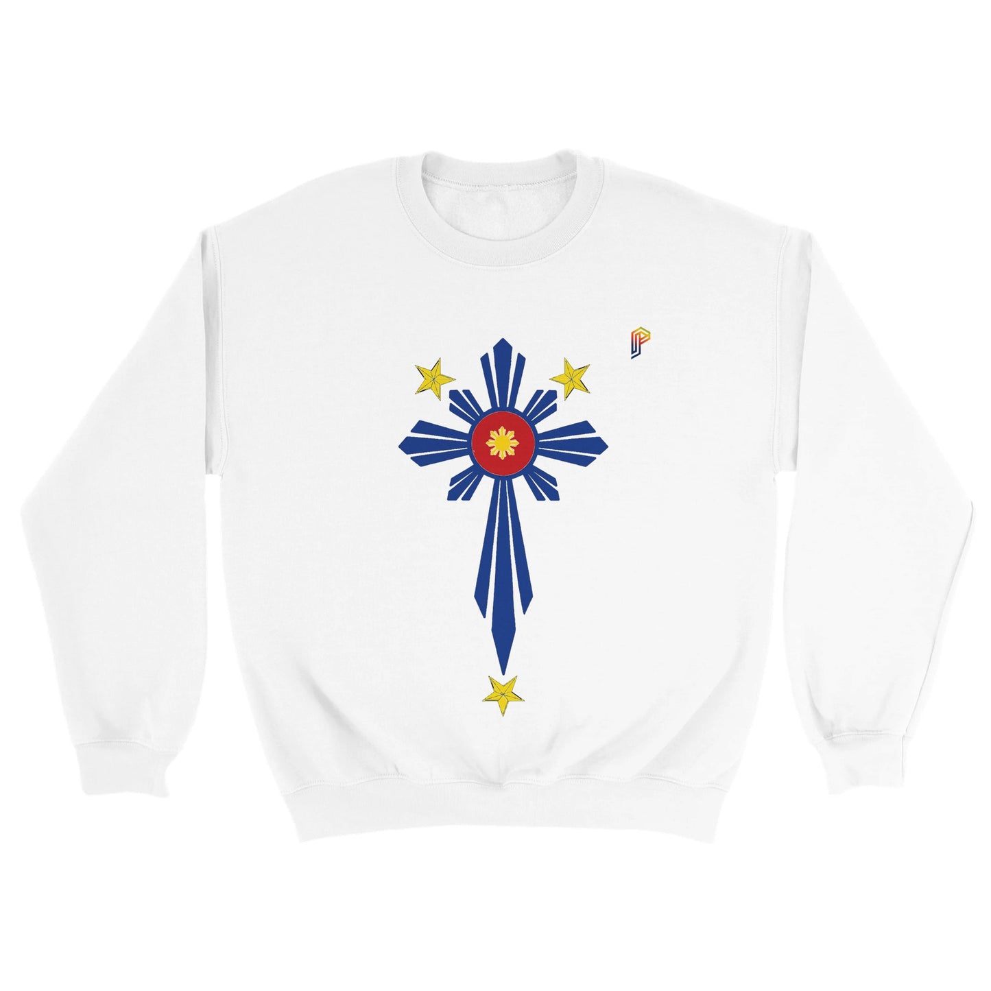 Philippine Cross on Women's Crewneck Sweatshirt