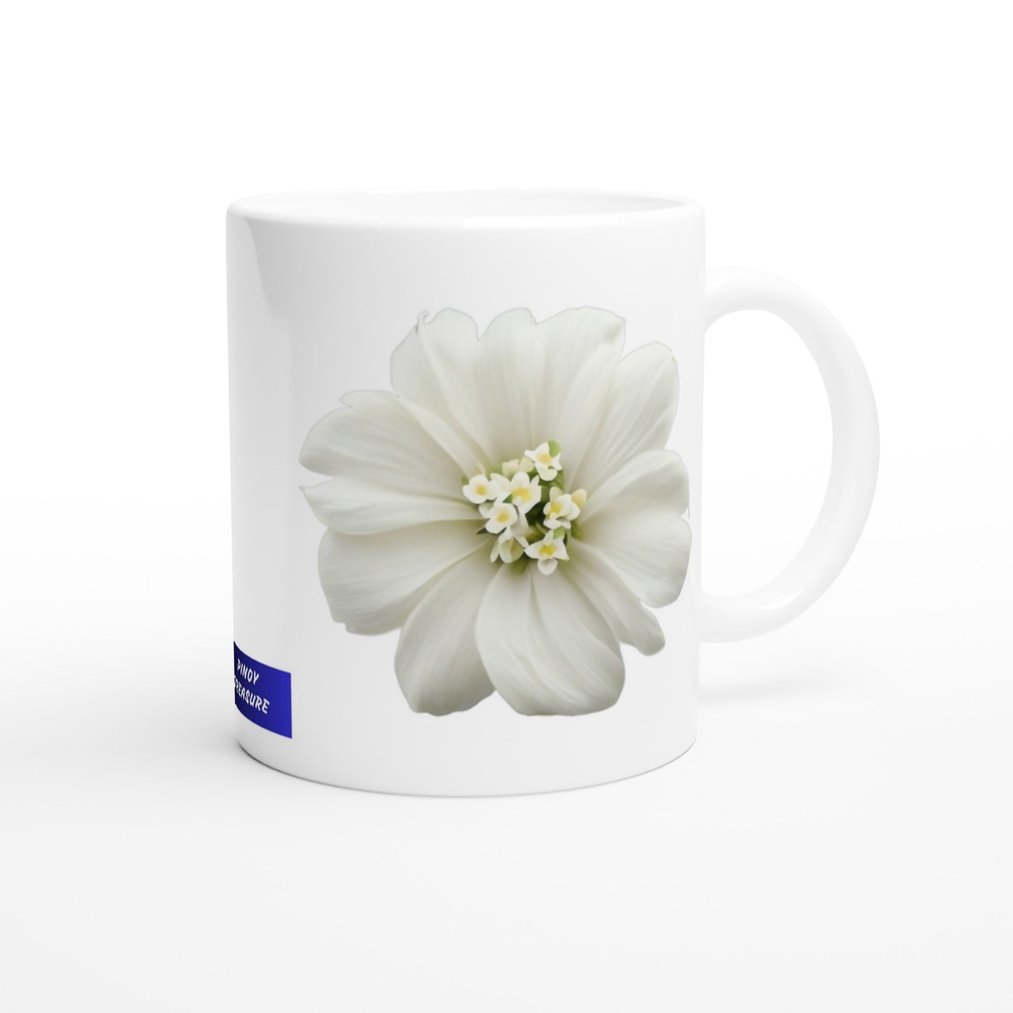 Philippine Sampaguita on White 11oz Ceramic Mug