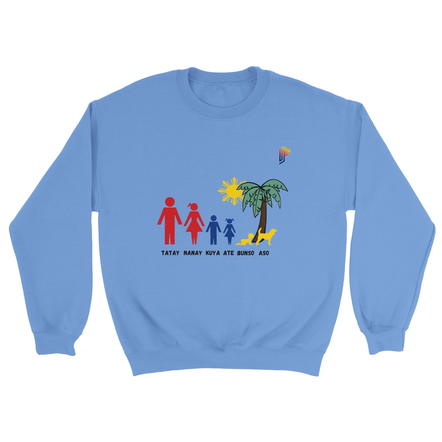 Philippine Family on Women's Crewneck Sweatshirt