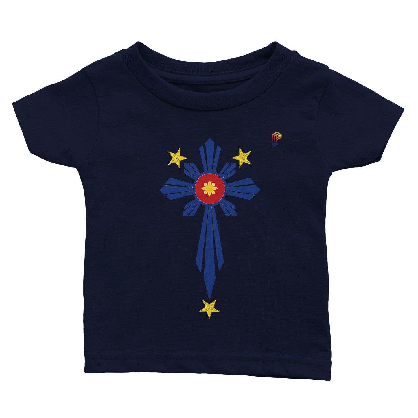 Philippine Cross on Baby Crewneck T-Shirt