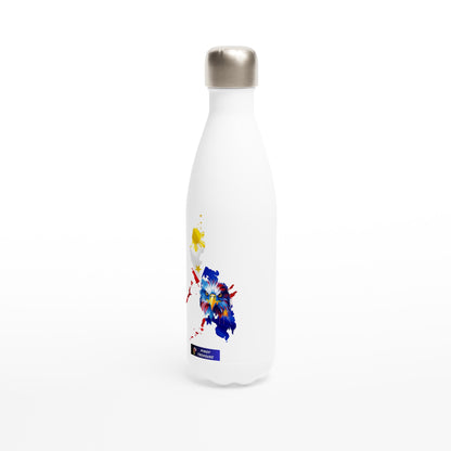 Philippine Islands with Agila White 17oz Stainless Steel Water Bottle