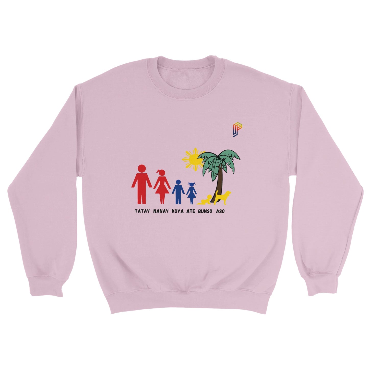 Philippine Family on Women's Crewneck Sweatshirt