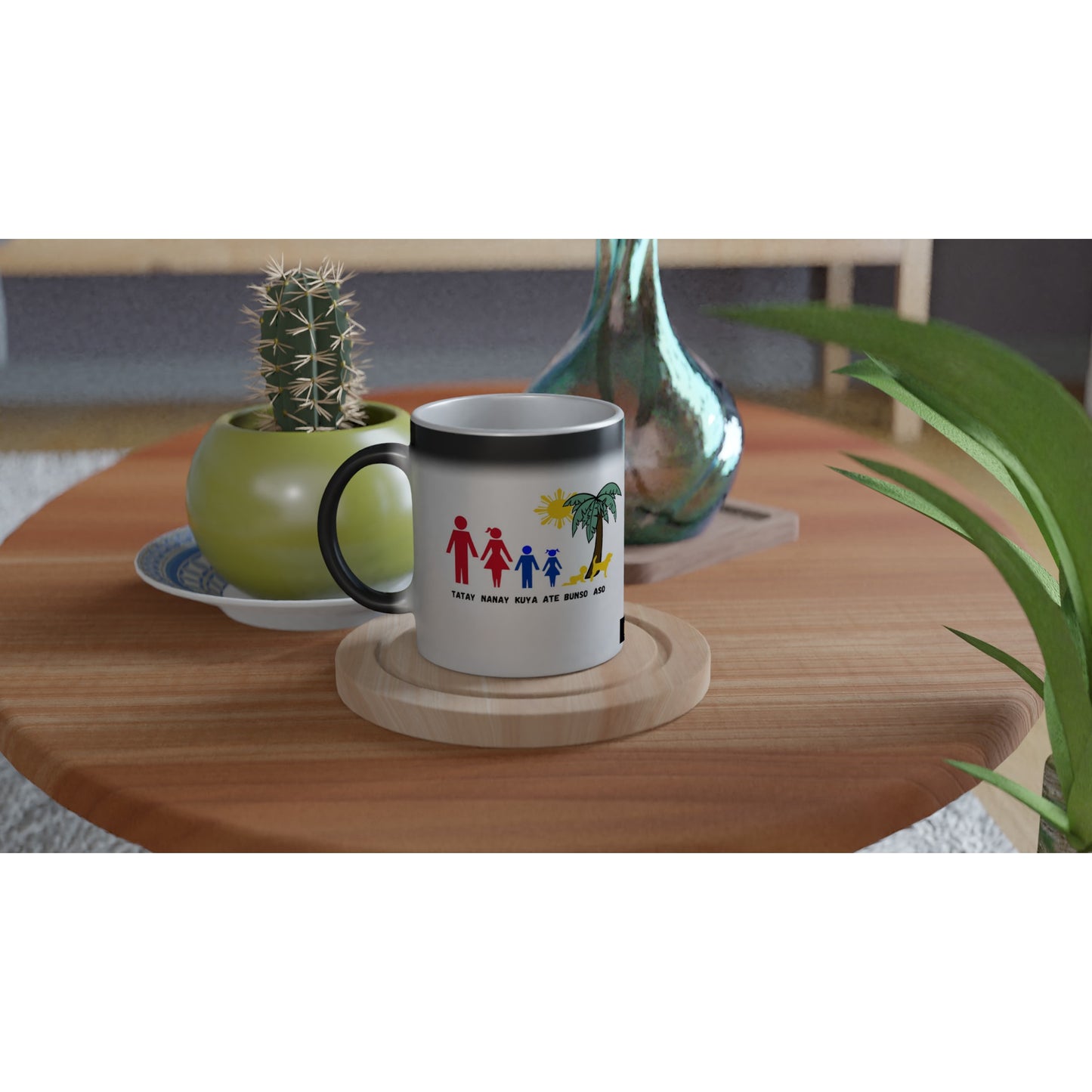 Philippine Family on 11oz Ceramic Magic Mug