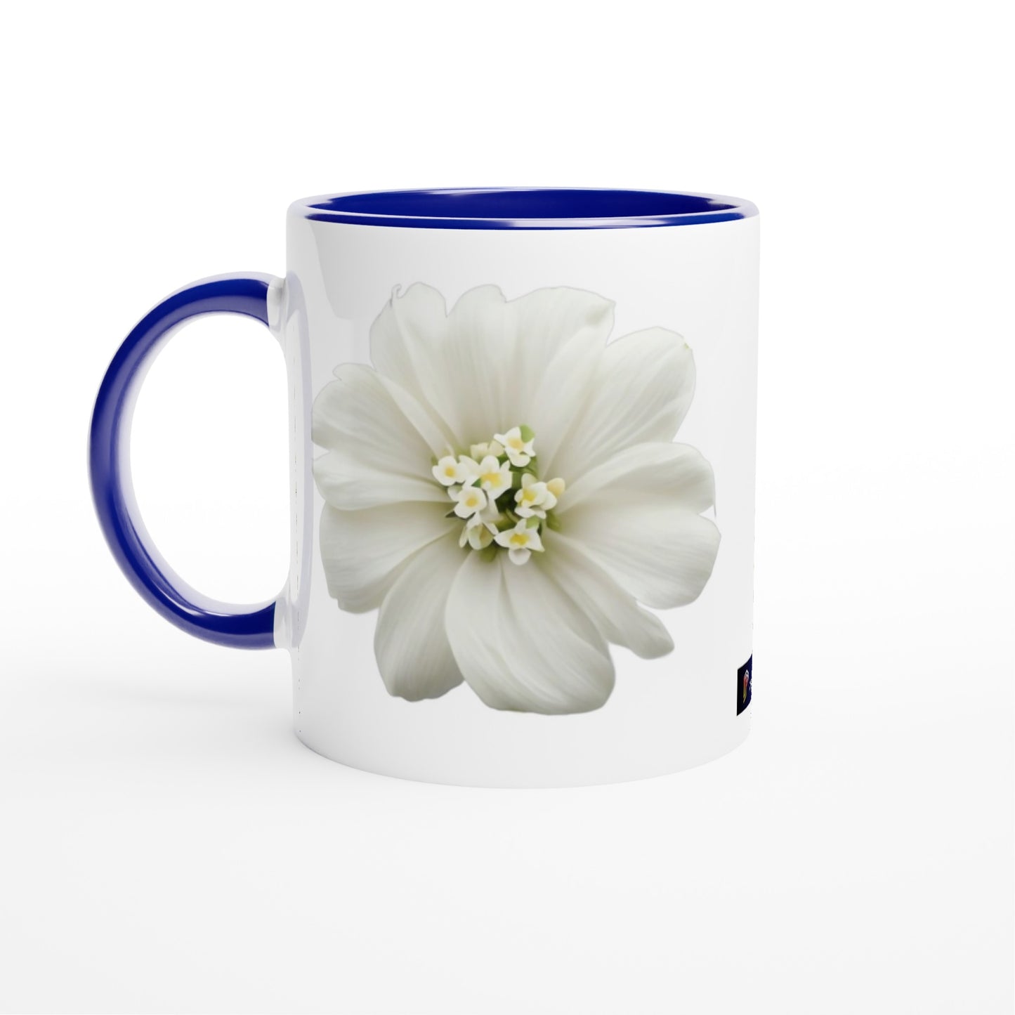 Philippine Sampaguita on White 11oz Ceramic Mug with Color Inside