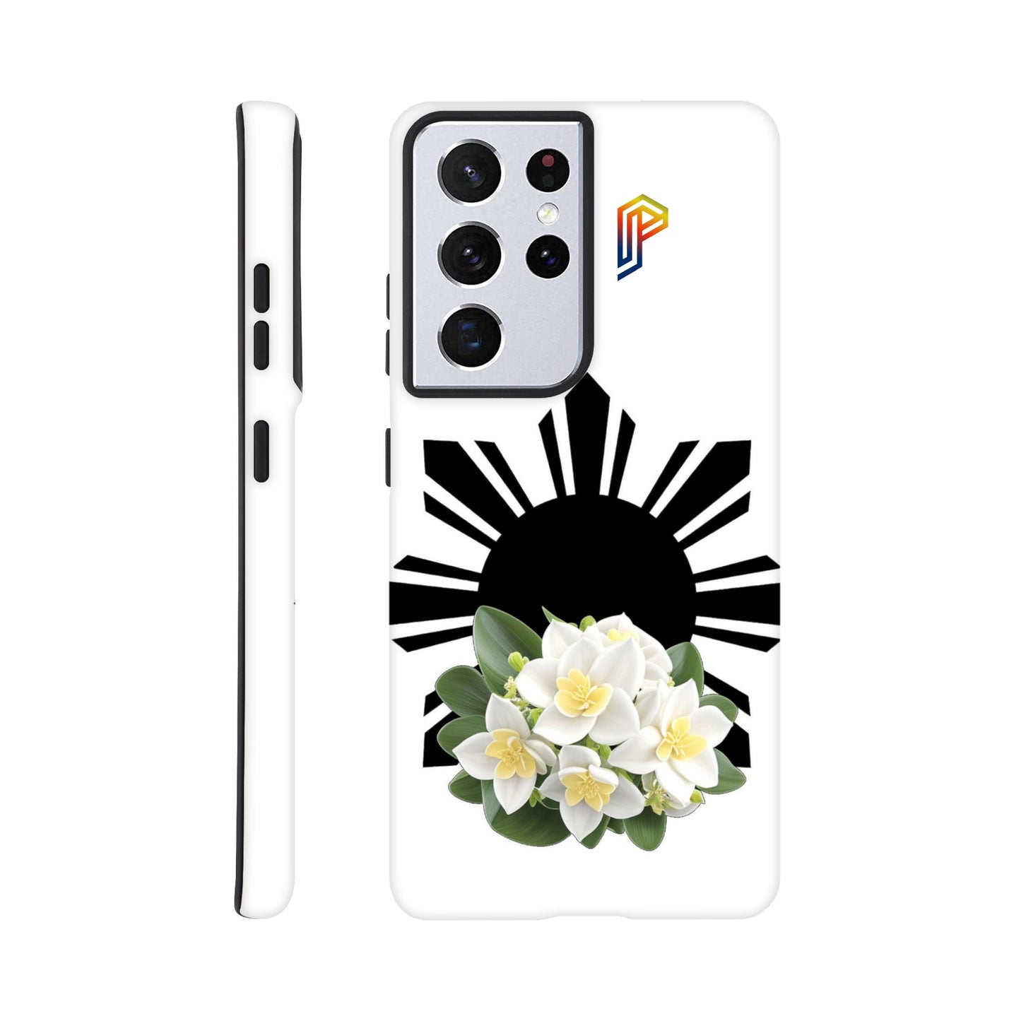 Philippine Sun and Sampaguita Tough Case for Samsung S20 S21 S22 S23 Series