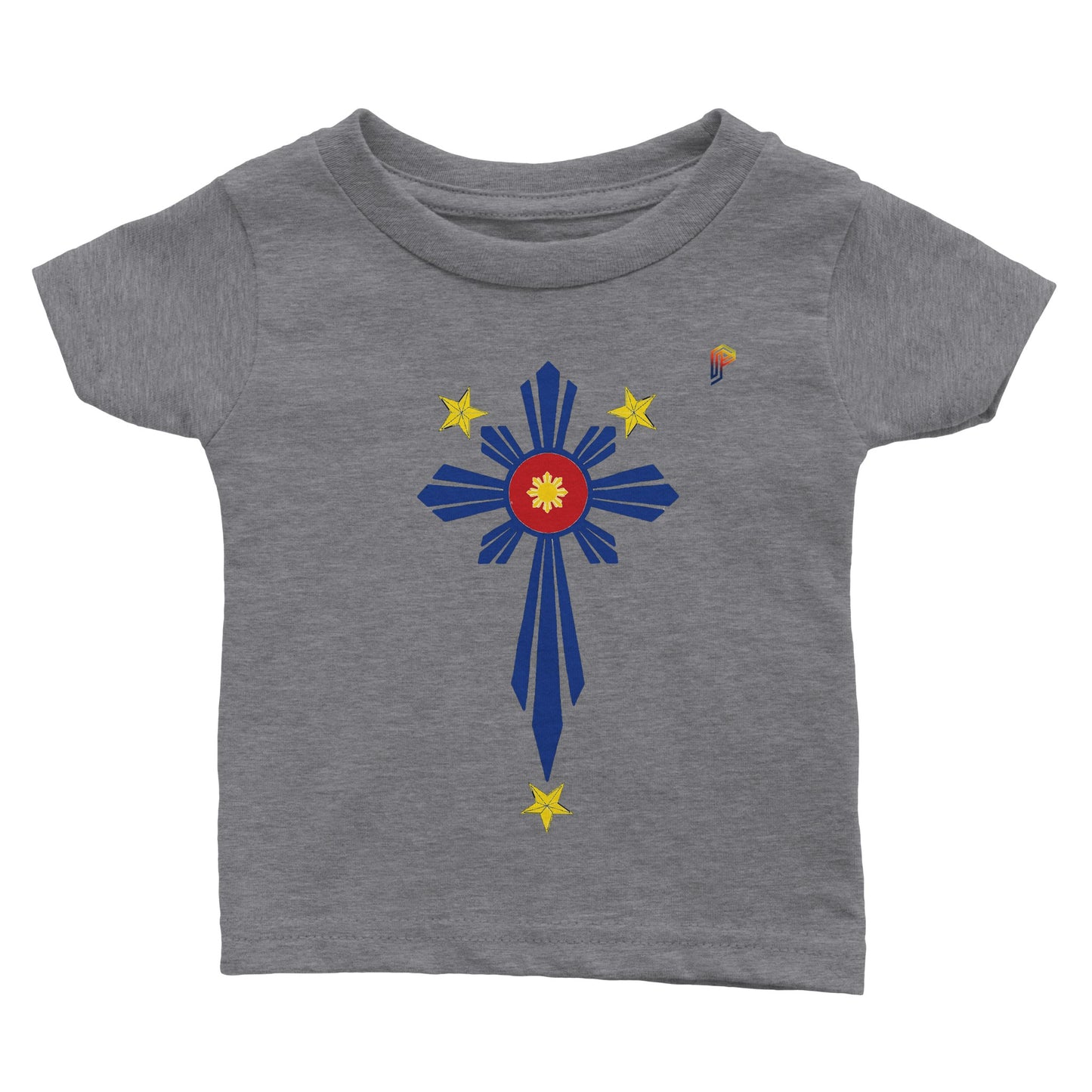 Philippine Cross on Baby Crewneck T-Shirt