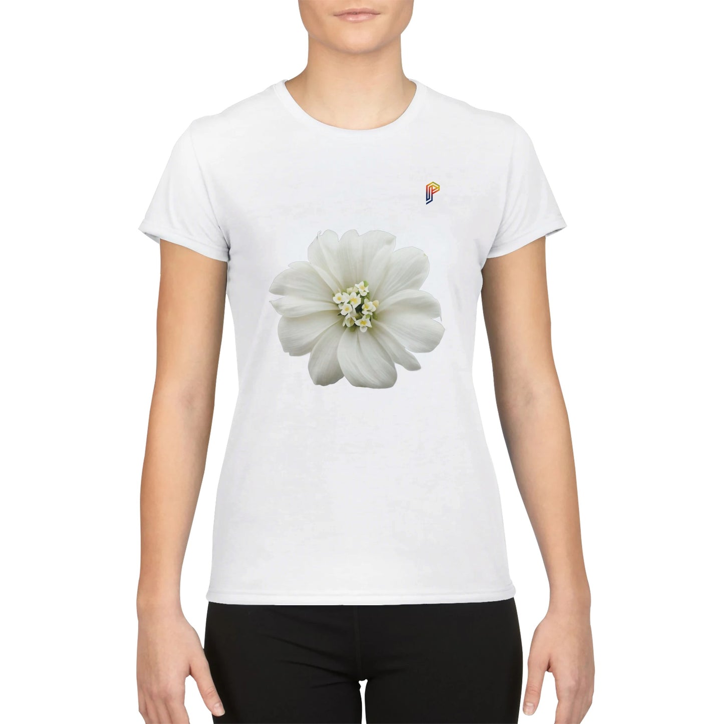 Philippine Sampaguita on Women's Performance Crewneck T-Shirt