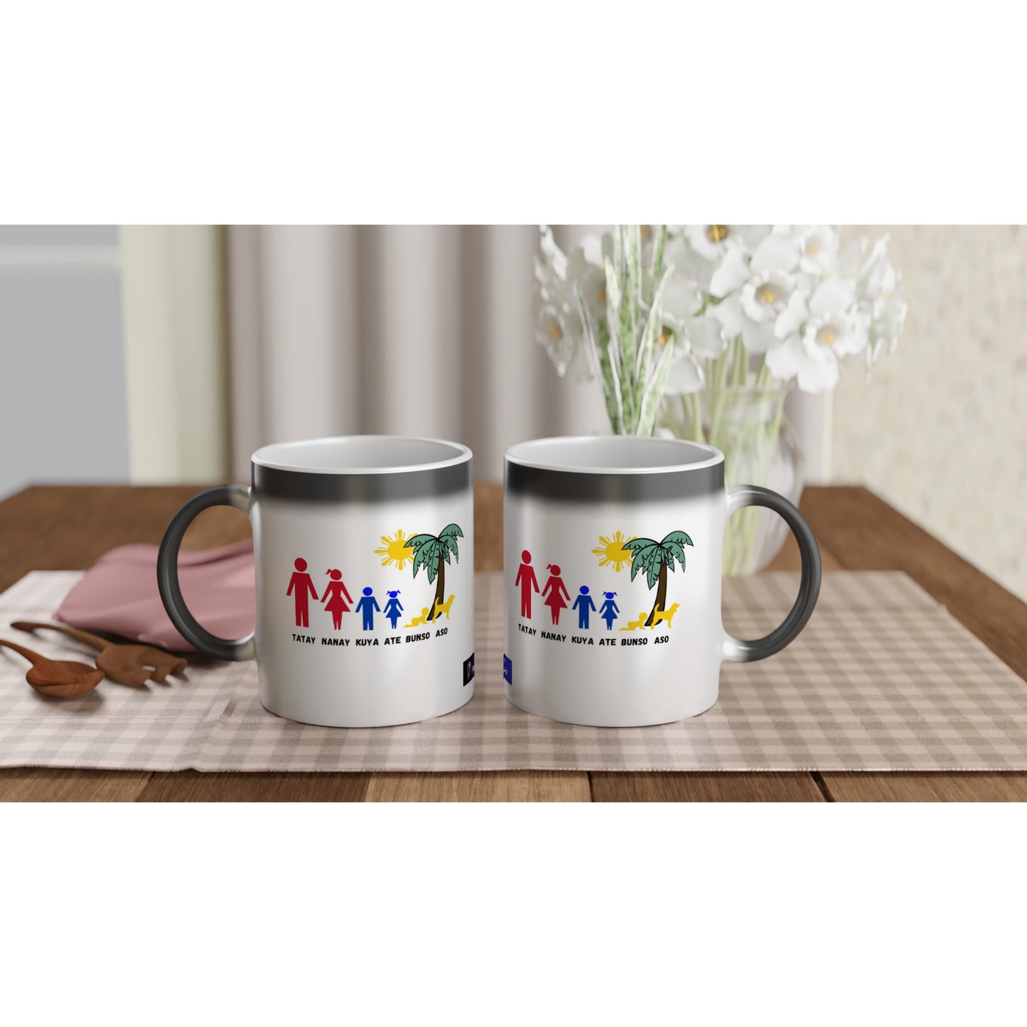 Philippine Family on 11oz Ceramic Magic Mug