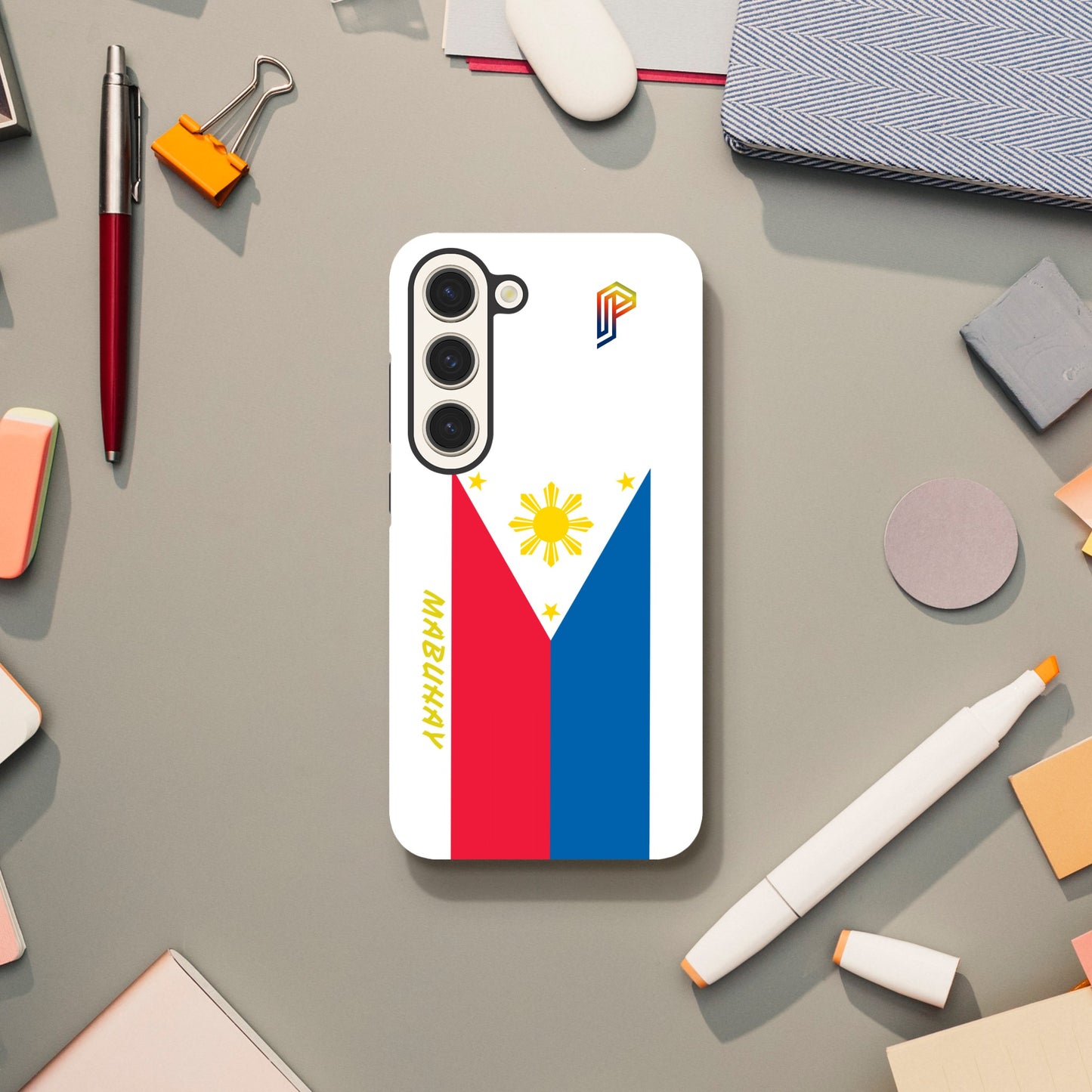 Philippine Flag Mabuhay on Samsung Tough Case for Samsung S20 S21 S22 S23 Series