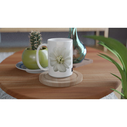 Philippine Sampaguita on White 15oz Ceramic Mug