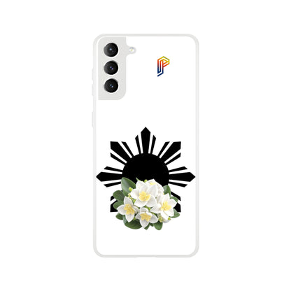 Philippine Sun and Sampaguita Flexi Case for Samsung S20 S21 S22 S23 Series