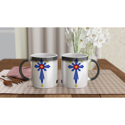 Philippine Cross on 11oz Ceramic Magic Mug