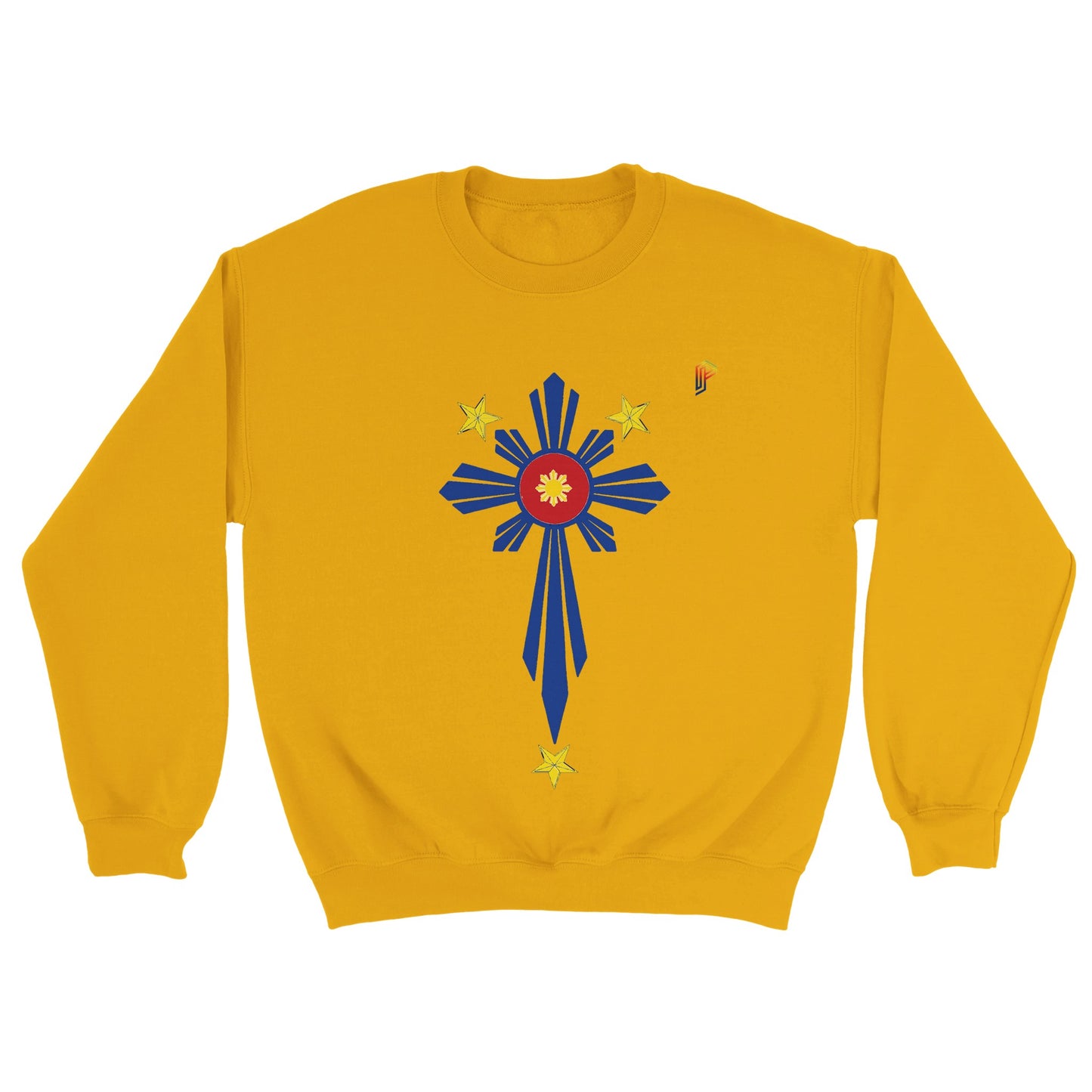 Philippine Cross on Women's Crewneck Sweatshirt