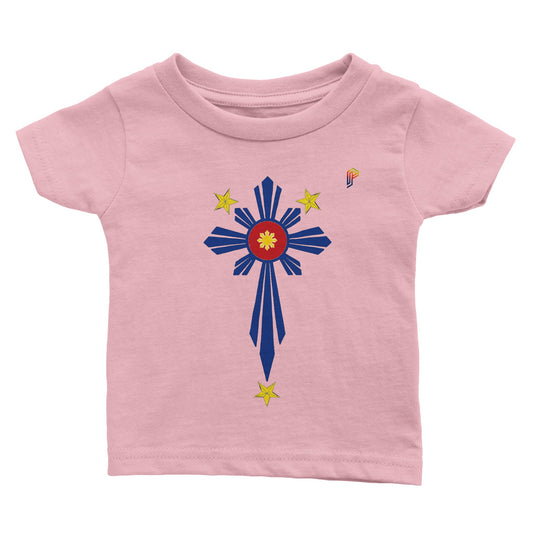 Philippine Cross on Baby Crewneck T-Shirt