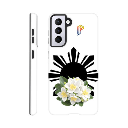 Philippine Sun and Sampaguita Tough Case for Samsung S20 S21 S22 S23 Series