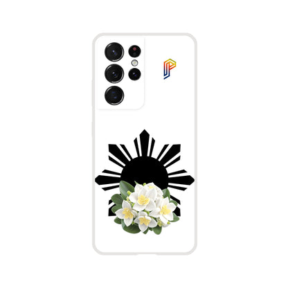 Philippine Sun and Sampaguita Flexi Case for Samsung S20 S21 S22 S23 Series